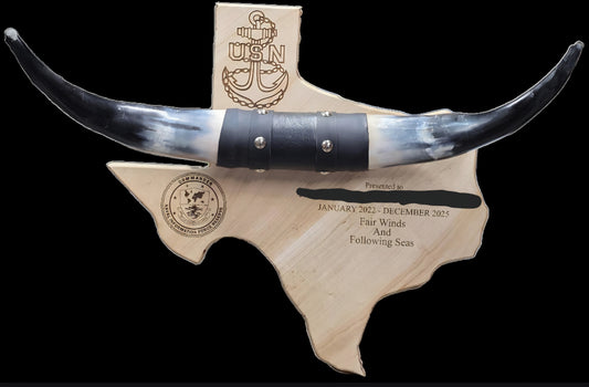25 inch Texas Plaque with Engraving